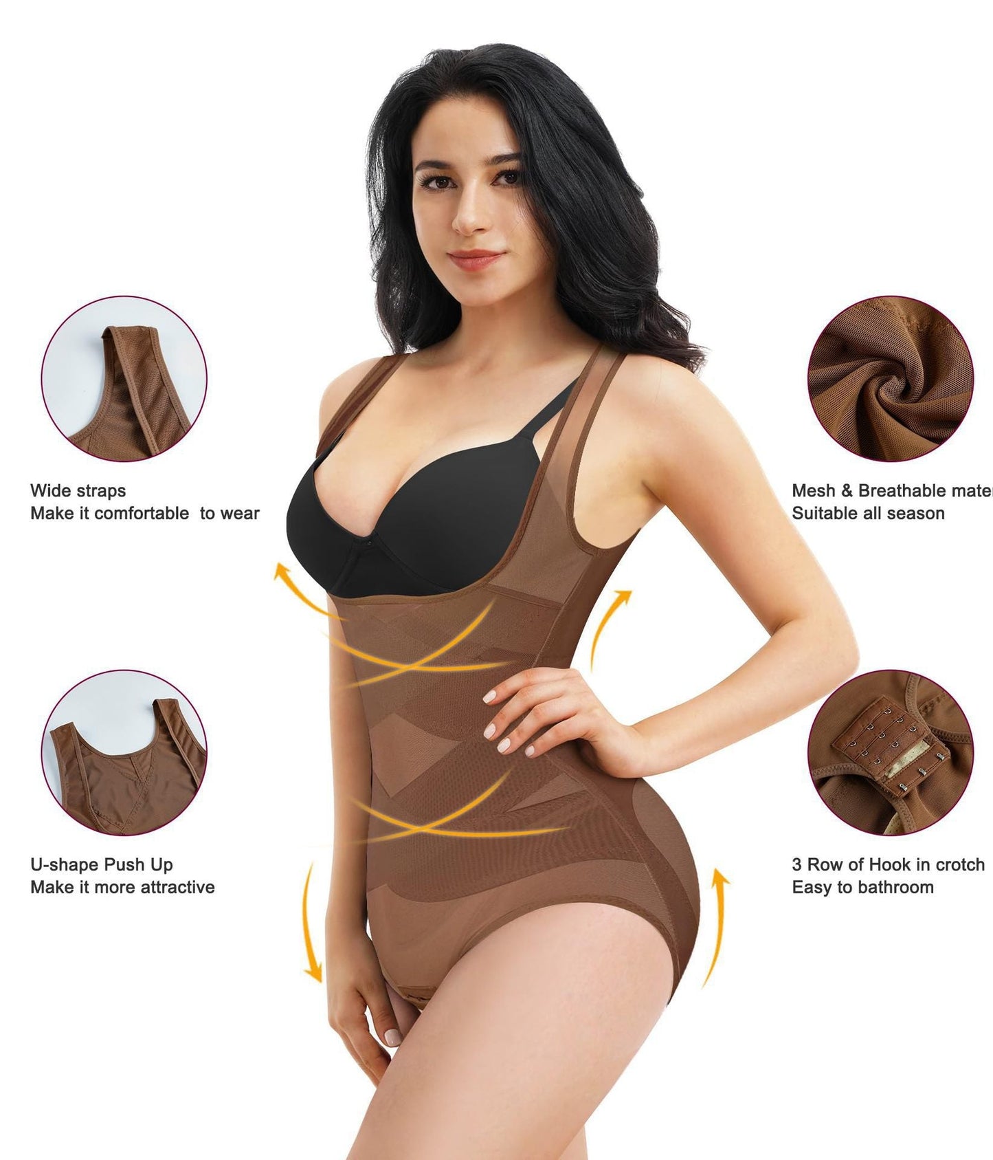CurveEase™ MeshLift Shaping Bodysuit