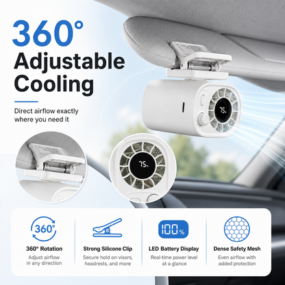 Smart Portable Rechargeable Fan